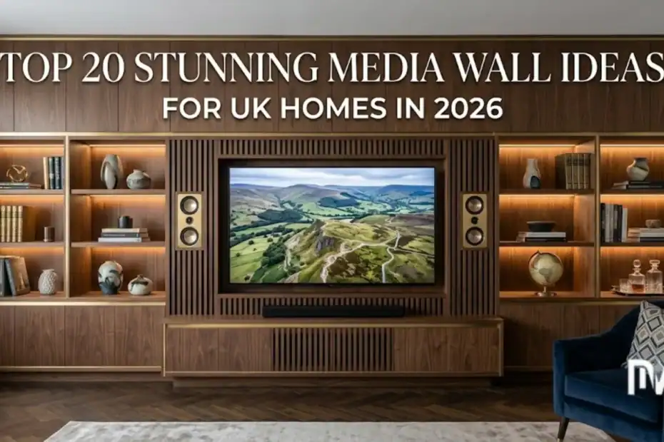 Top 20 Stunning Media Wall Ideas for UK Homes in 2026