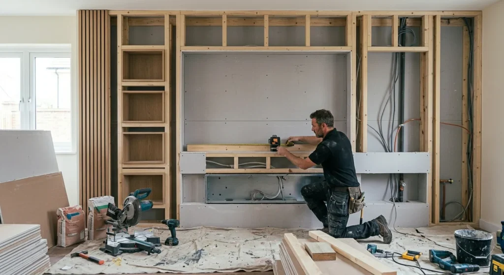 How Are Media Walls Built